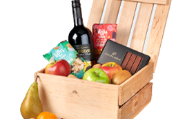 Fruit cases with gifts