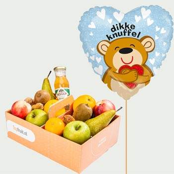 Fruit box standard with theme balloon