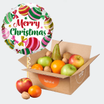Fruitbox klein met Kerst ballon