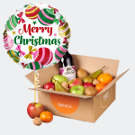 Fruitbox met Kerst ballon