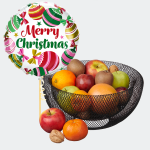 Fruitschaal met Kerst ballon